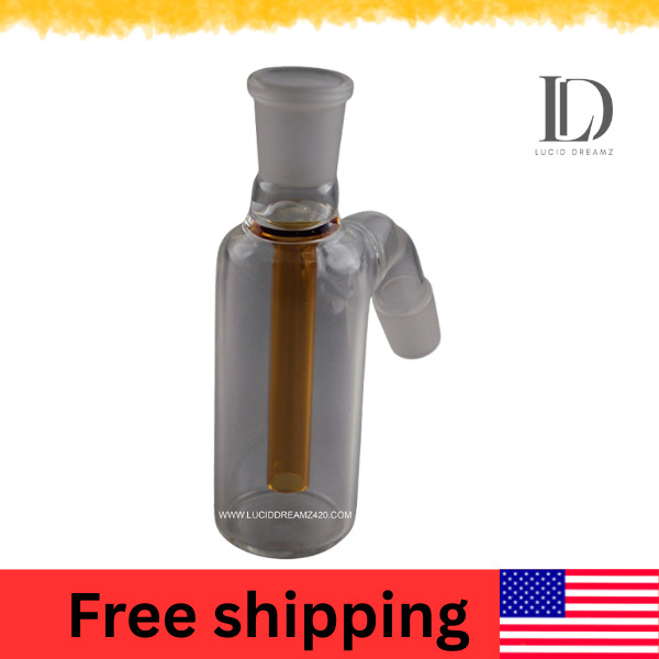 14mm Medium Glass Ashcatcher with Diffuser Bong Water Pipe Accessory