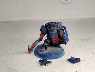 Warhammer 40k – Pad D'épaule Forge World Terminator Imperial Fists / Crimson Fist, OOP