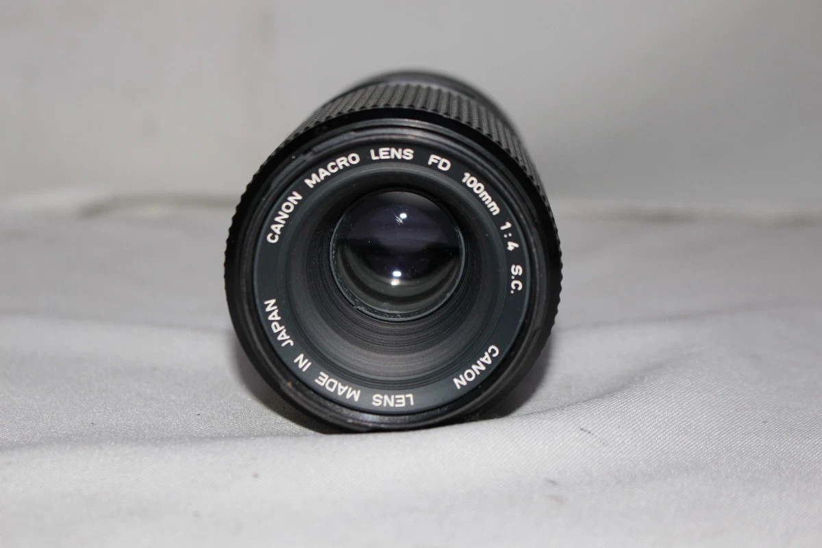 Canon FD Camera Macro/Close Up Lenses 100mm Focal for sale | eBay