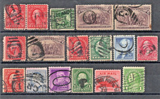 ETATS-UNIS.....LOT DE  17 TIMBRES  POUR  OBLITERATIONS...........