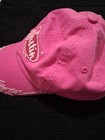 Justin Boots Strapback Hat Pink One Size Adjustable Embroidered Bling — photo 8