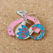 Pokemon Milotic Enamel Pin Brooch for Women Cartoon Lapel Pins Badges