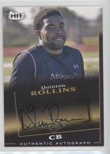 2015 Sage Hit Auto Black Quinten Rollins #A2 Auto a3i