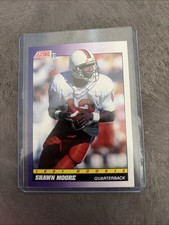 1991 Score NFL Vintage Rookie Card #577 Shawn Moore Virginia/Broncos. rookie card picture