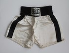 Vintage Everlast White w/black trim Boxing Trunks Shorts Adult Size S