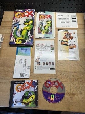 Gex (3DO, 1996) - Complete with Long Box MINT DISC VERY NICE