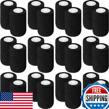 Treela 48-Pack 3"x5yd Self-Adhesive Cohesive Athletic Wrap Bandages Bulk