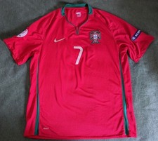 Portugal 2008 Ronaldo#7 nike home shirt jersey