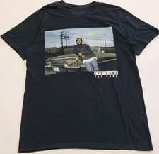Ice Cube Graphic Black T Shirt Mens Sz Medium EUC Compton NWA Merch Rap 90s