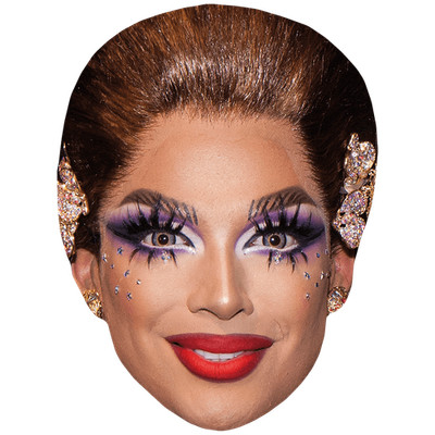Valentina (Make Up) Celebrity Mask, Flat Card Face, Fancy Dress Mask