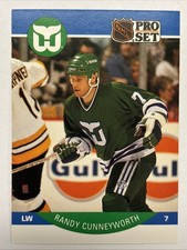 1990-91 90/91 Pro Set #101 Randy Cunneyworth Hartford Whalers