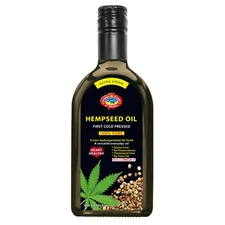 Golden Kings of Ukraine Pure Hemp Seed Cooking Oil - Extra Virgin Cold Presse...