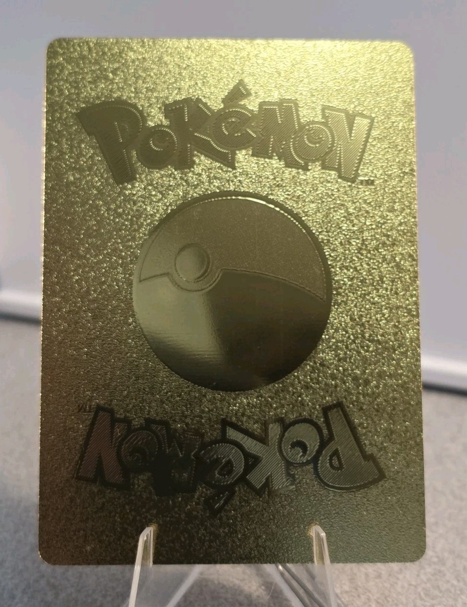 Pokémon Astro Trishout GX 980hp Gold Foil Fan Art Collector Card