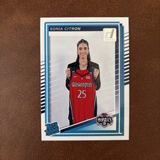 2025 Donruss WNBA Rated Rookie #87 Sonia Citron RC Mystics M/NM