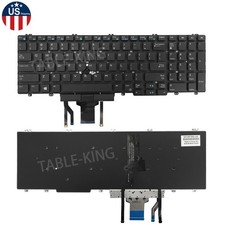 US Backlit with Trackpoint Keyboard for For Dell Precision 7530 7540 7730 7740