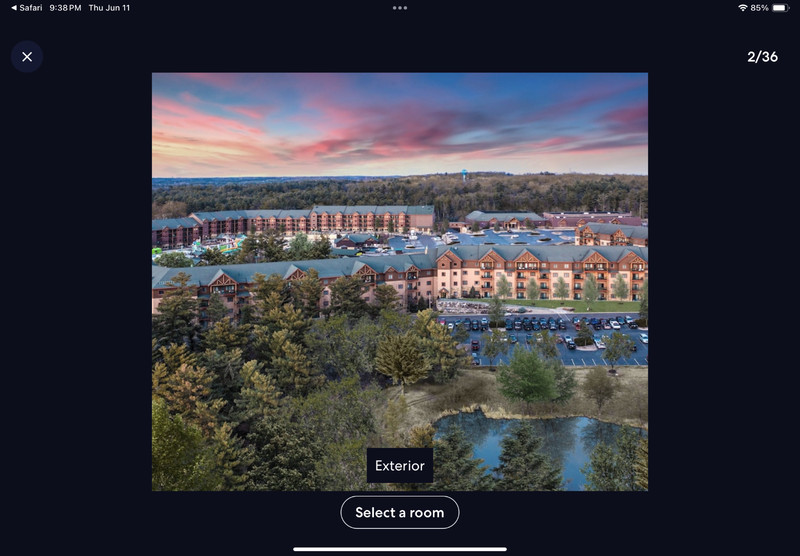 Wisconsin Dells, Wyndham at Glacier Canyon, 2BR Presidential, Sept.3-7, 2026