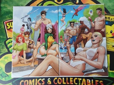 Wolverine #37 & X-Men #26 'David Nakayama' Pool Party Variant  Connecting Comics
