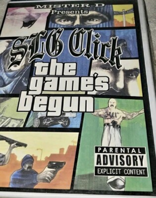 SLG Click | The Games Begun DVD | Mister D Southland Gangsters Brand New Rare 