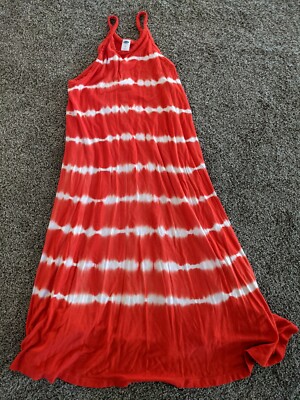 Red & White Dress! Old Navy Brand! Size Women's XS! Great Condition! | eBay