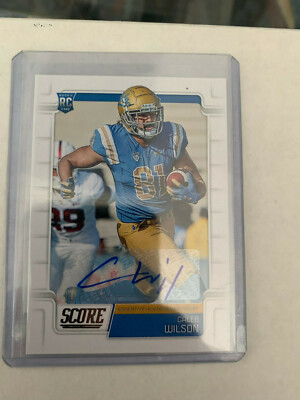 Caleb Wilson 2019 Score Rookie Auto Card #400 | eBay