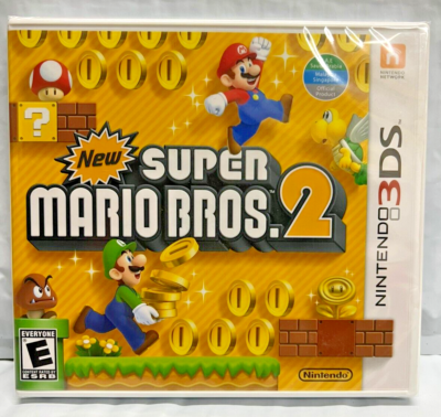 New Super Mario Bros. 2 & 3D Land & Maker 3DS Brand New Game