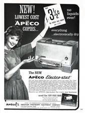 1963 COPY MACHINE Genuine Vintage Print Ad Photocopy Xerox Office Equipment