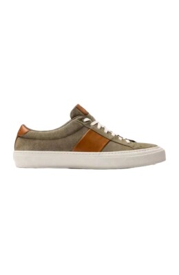 Good Man Brand Legacy Lo Top Midtown Stripe Sneakers Army  display picture 3