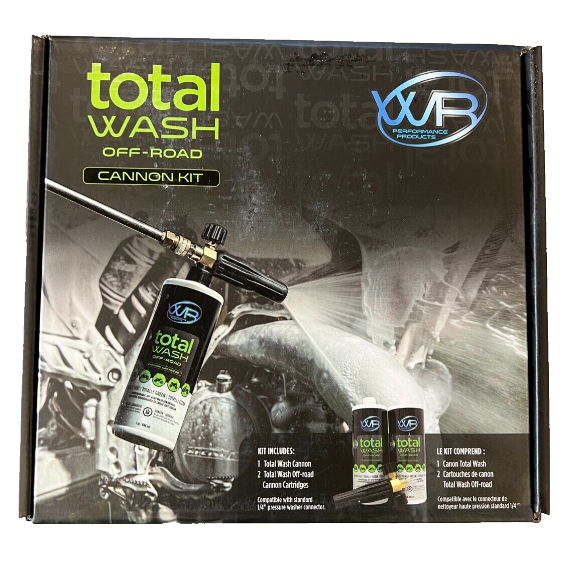 Total Wash Off-Road Cannon Kit WR Performance MX ATV UTV Soap