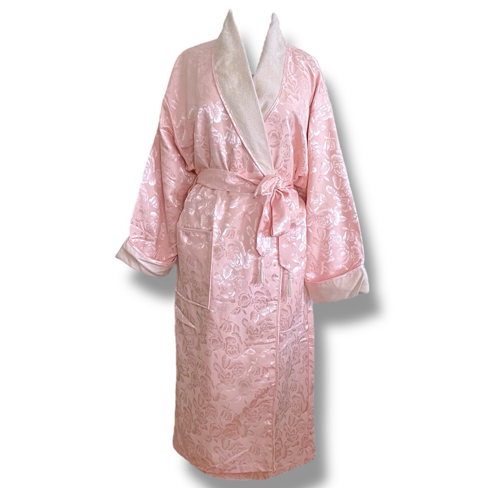 Vintage Victorias Secret Crown Gold Label Robe Medium… - Gem