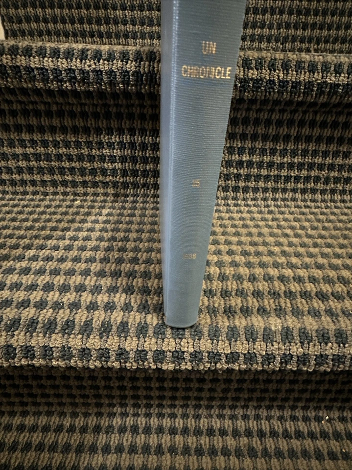 1988 U.N. Monthly Chronicle #25 Bound Volume, Library Edition (BM74) - Image 2 of 4