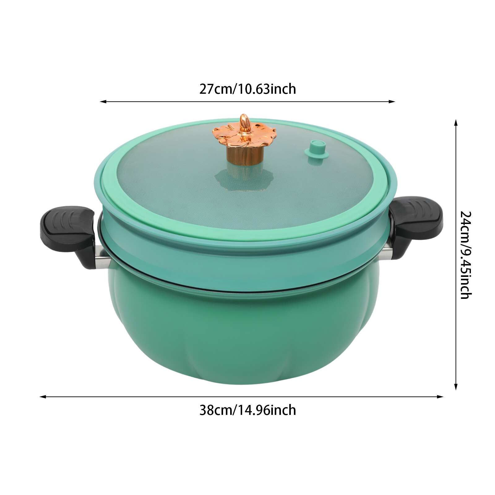 Micro Pumpkin Shaped Pressure Cooker Pot Stove Top Pressure Cooker With Steamer
