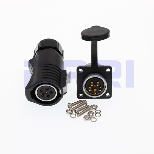 Conector impermeable exterior LP20 2 3 4 5 6 7 8 9 10 12 PINES panel enchufe - Imagen 15 de 24