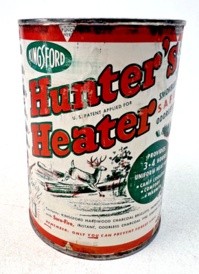 Vintage 1950s Kingsford Hunter's Heater - Unused NOS