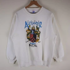 Vintage 1990 Bombay India Club Alexander Gin Sweatshirt Adult XL 23x26.5