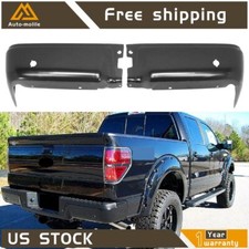 Primed Rear Bumper Ends Leftright Steel Kit For 2009 2010 2011-2014 Ford F-150