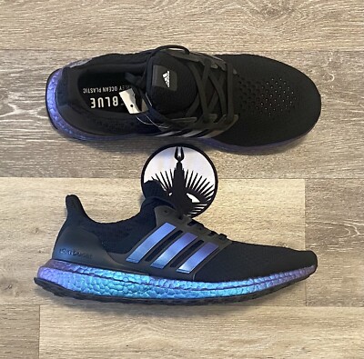 Adidas UltraBoost DNA 'Black Metallic Blue' GY8614 Men's