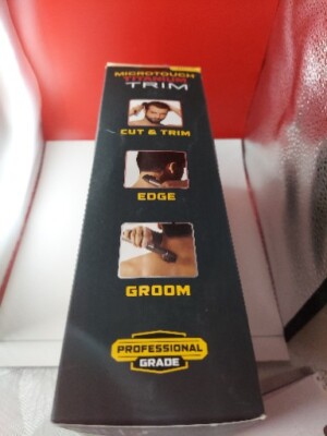 Mens Micro Touch TITANIUM TRIM At Home Haircut & Body Groomer