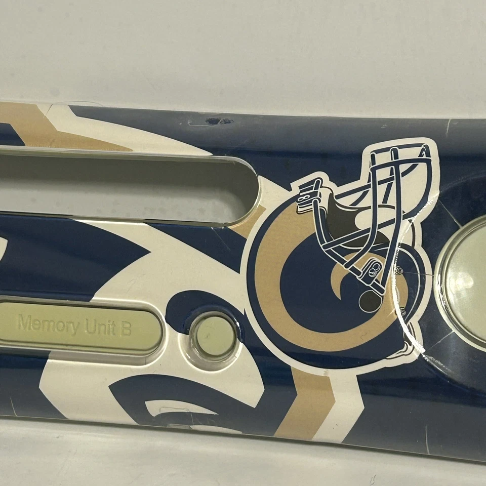 Official NFL Los Angeles LA Rams Face Plate Licensed for XBOX 360 Madcatz - Image 4 of 4