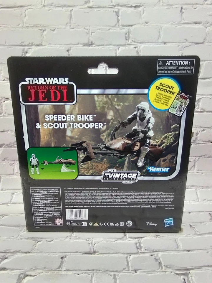 Star Wars The Vintage Collection SPEEDER BIKE & SCOUT TROOPER Hasbro In Stock - Imagen 2 de 4