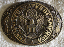 KLAMRA DO PASKA TONY LAMA- ZJEDNOCZONE STANY AMERYKI, Regular EDITION KLAMRA-USA