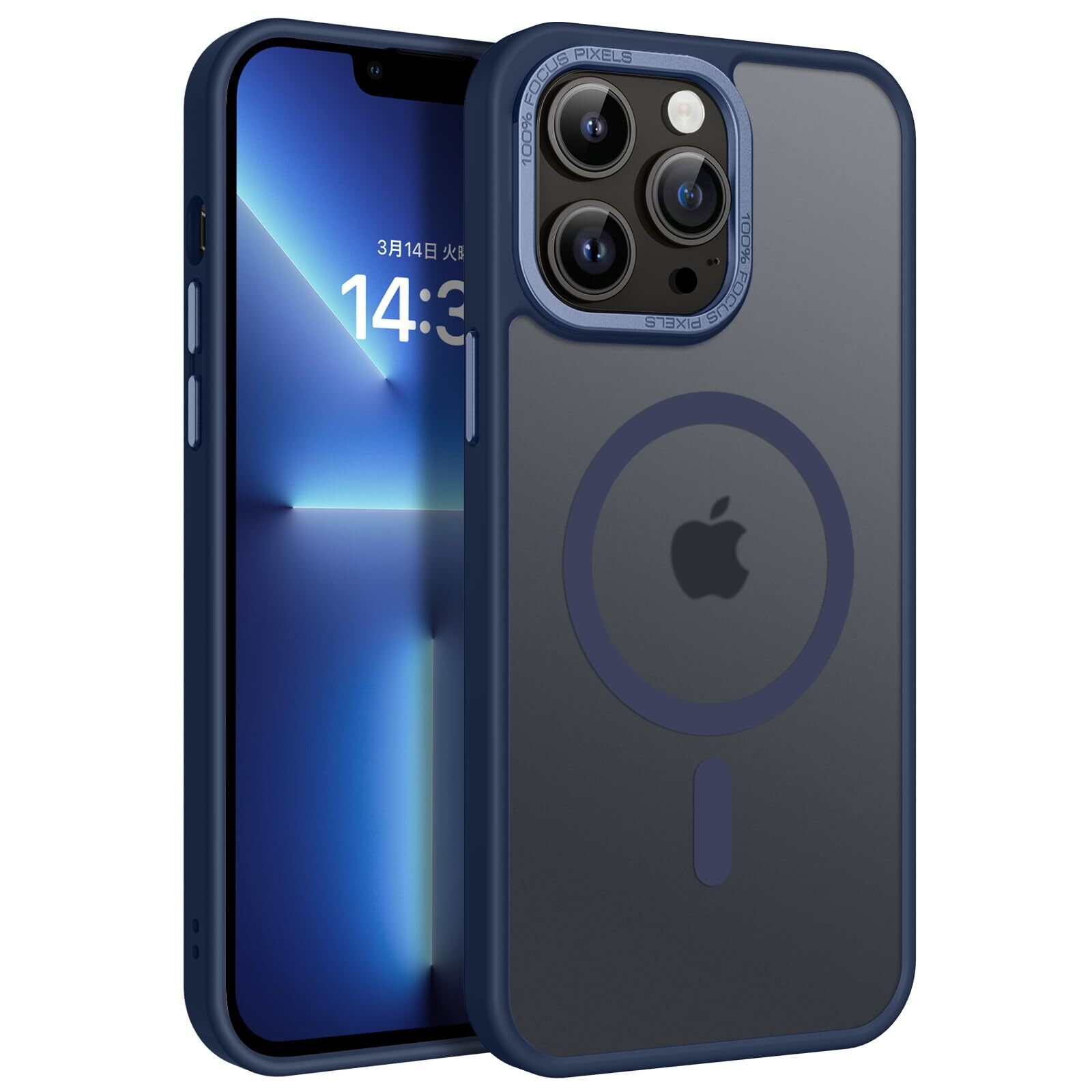 BENTOBEN for iPhone 13Pro Case MagSafe Compatible Wireless Charging Matte T 153