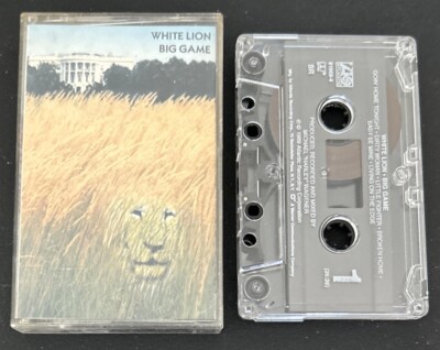 White Lion Big Game Cassette Tape Little Fighter Radar Love Cry For Freedom Used