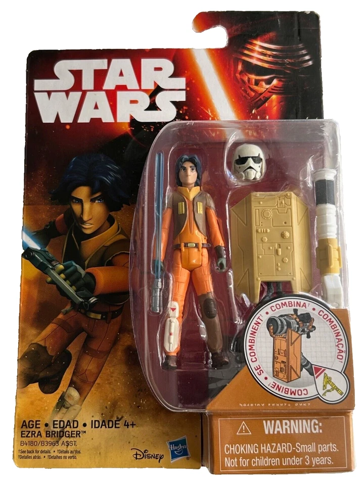 Figura Hasbro Star Wars 3.75" - EZRA BRIDGER Rebels B4180 (Edición 2015) Foto 2 de 3