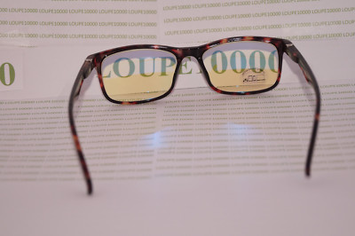 Lunettes De Lecture Loupe Anti-lumière Bleue Euro Furlux - Réf. LC8003 COL3, Marron, Neuf Avec étiquettes