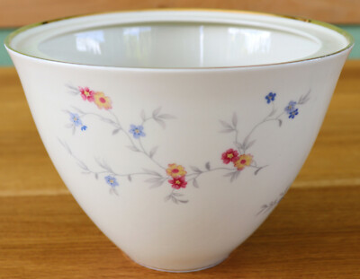 Topf Porzellan Blumen Millefleur Streublumen Blümchen Dekor Edelstein Bavaria