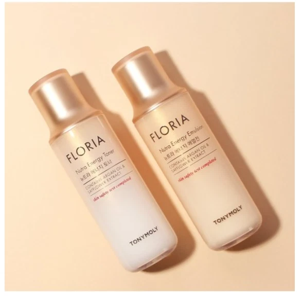 TONYMOLY Floria Nutra Energy Tóner Emulsión Juego de 2 PIEZAS K-Beauty Foto 2 de 4