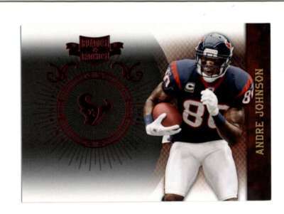 ANDRE JOHNSON 2010 PLATES & PATCHES #37 RED #080/499 (HIS JERSEY #80) BC7499