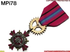 Steampunk badge brooch pink pin drape Medal pirate compass Black Sails #MPi78