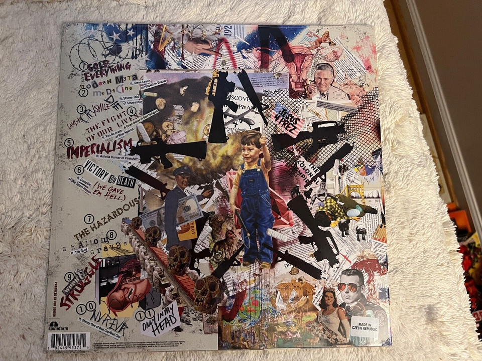 (BRAND NEW SEALED) ANT-FLAG LIES THEY TELL OUR CHILDREN WHITE COLORED ...