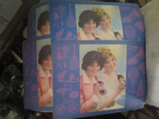 1976 COCA-COLA PRETTY GIRL PLASTIC COATED PLACEMATS NEW OPEN BOX 100 PIECES